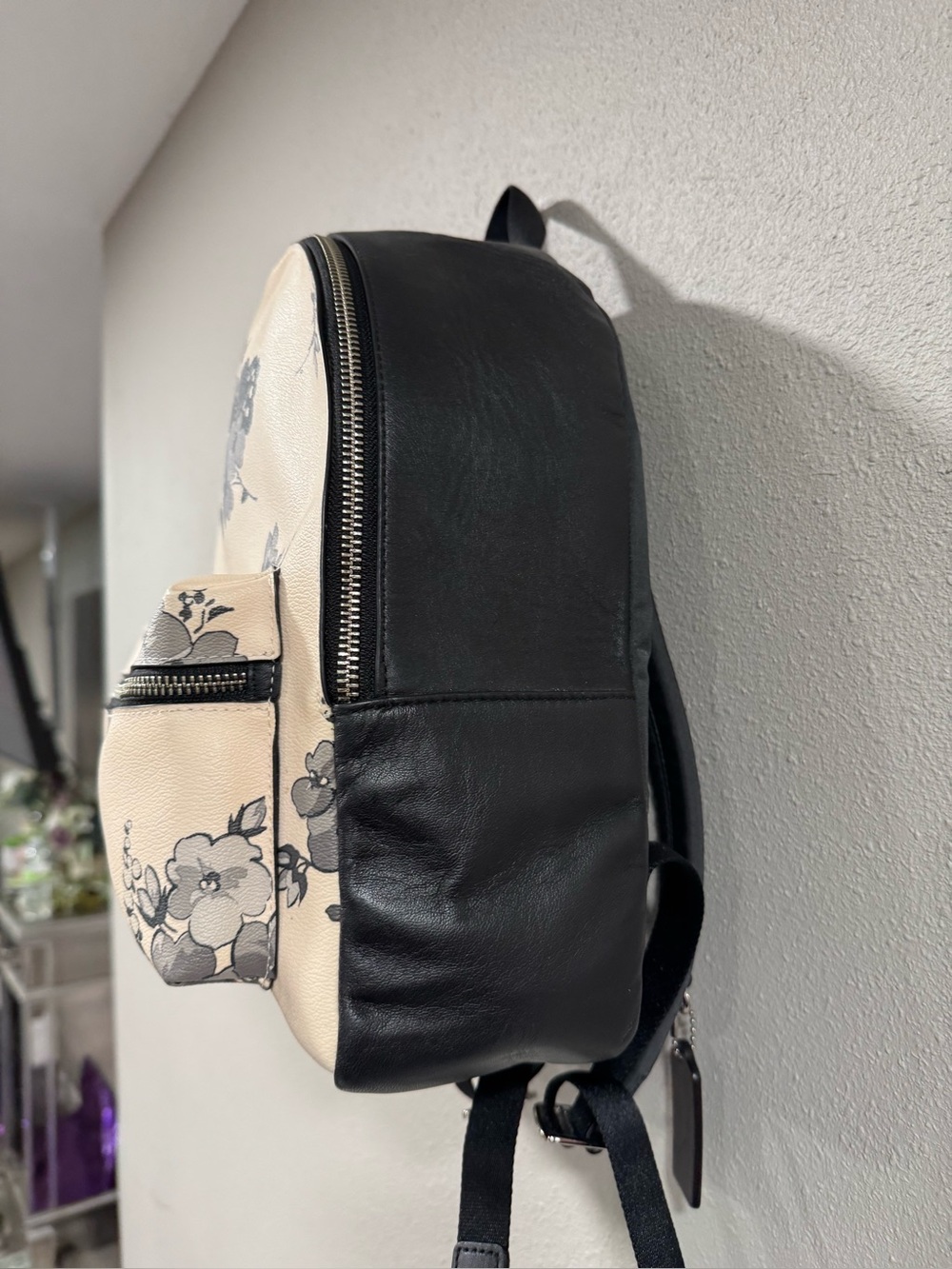 Coach Charlie Backpack Fairy Tale Floral Print Backpack - Picture 4 of 9